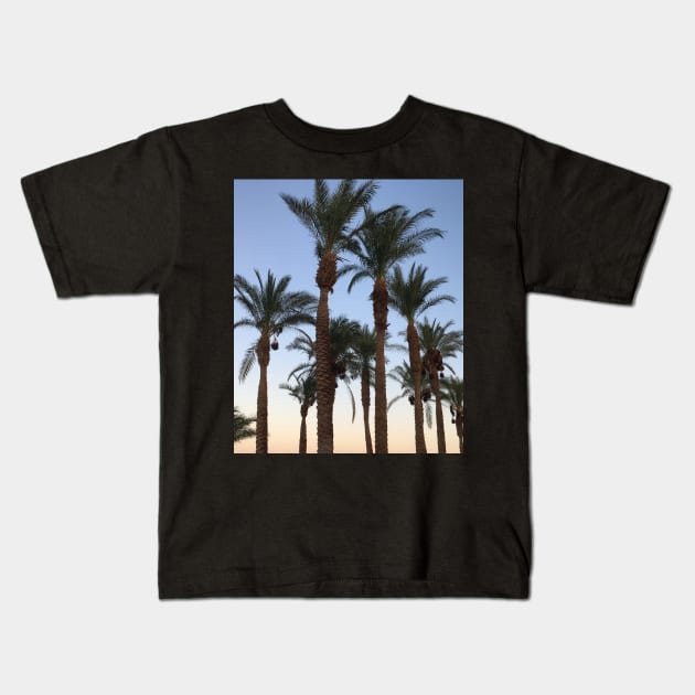 Palm Trees Kids T-Shirt by SPACE ART & NATURE SHIRTS 